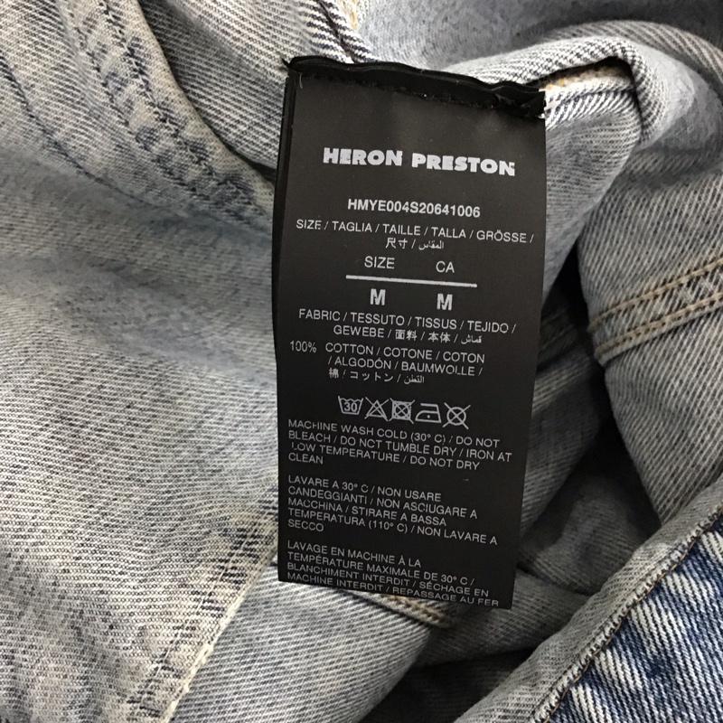ヘロンプレストン HERON PRESTON ジャケット、上着 ジャケット、ブレザー デニムジャケット Gジャン アウター カジュアルジャケット M 無地 インディゴ / インディゴ /  メンズ USED 古着 中古 10140899