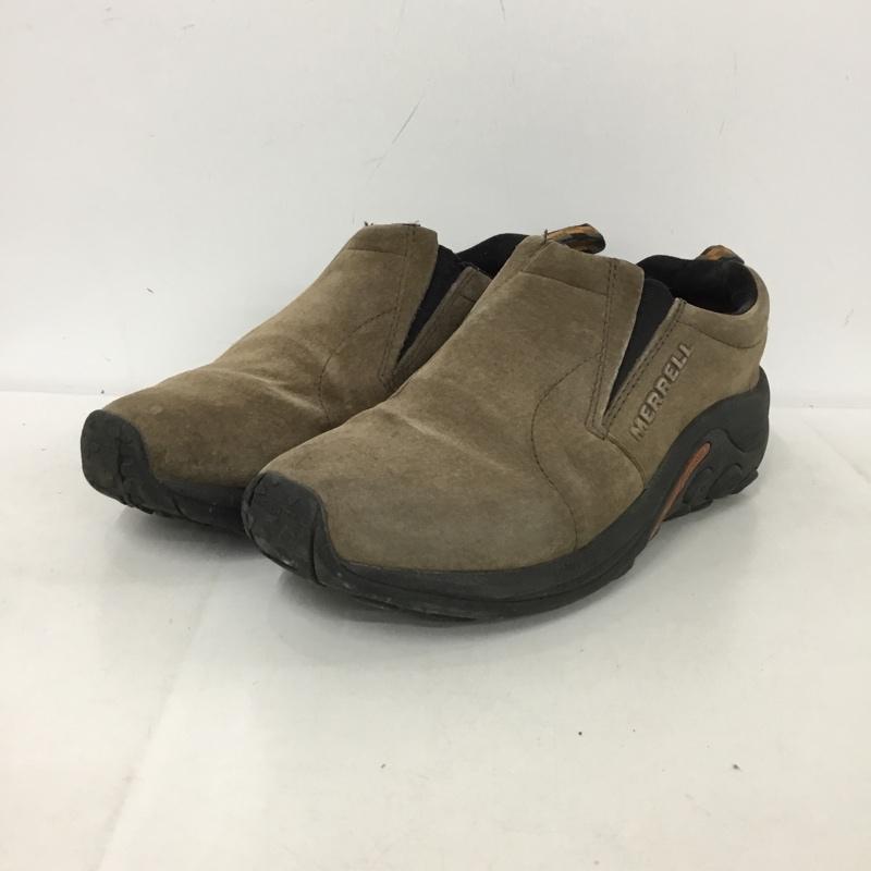 メレル MERRELL スリッポン スリッポン J60787 ジャングルモック GUNSMOKE UK7 スニーカー US：7.5 ロゴ、文字 茶 / ブラウン /  メンズ USED 古着 中古 10148410