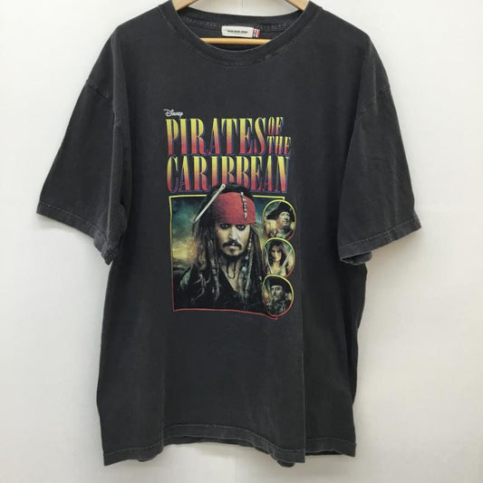ＵＳフルギ US古着 Tシャツ 半袖 GOOD ROCX SPEED DISNEY パイレーツオブカリビアン Tシャツ L プリント ダークグレー / ダークグレー /  メンズ USED 古着 中古 10148479