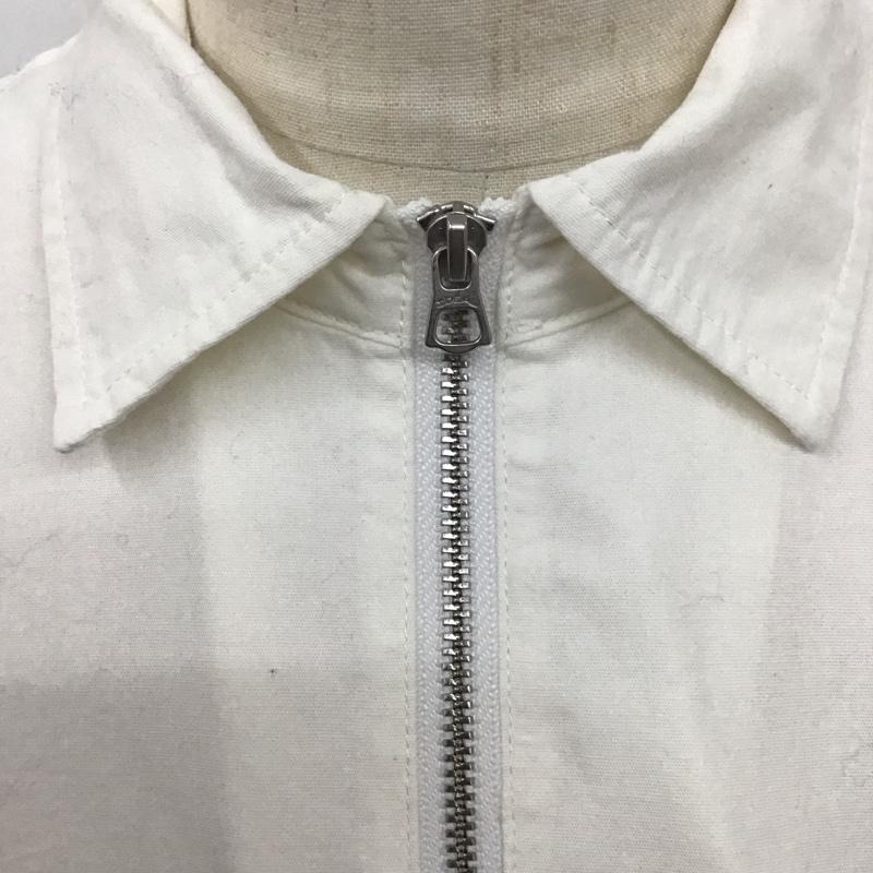 ヒンソン HINSON シャツ、ブラウス 長袖 長袖シャツ カラーシャツ ポケットシャツ 長袖カットソー M 無地 白 / ホワイト /  メンズ USED 古着 中古 10122964