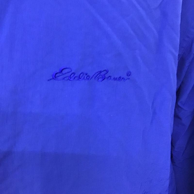 エディーバウアー Eddie Bauer ジャケット、上着 ジャンパー、ブルゾン L ロゴ、文字 青 / ブルー /  メンズ USED 古着 中古 10115263