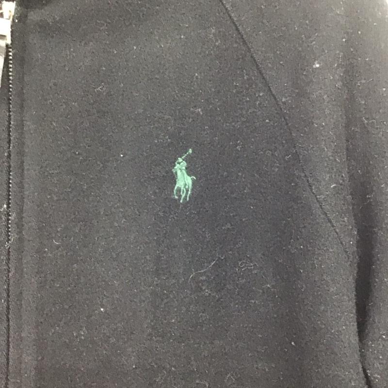 ポロバイラルフローレン Polo by RALPH LAUREN ジャケット、上着 ジャケット、ブレザー ジップアップジャケット アウター 古着 スタンドカラー M ロゴ、文字 黒 / ブラック /  メンズ USED 古着 中古 10143437