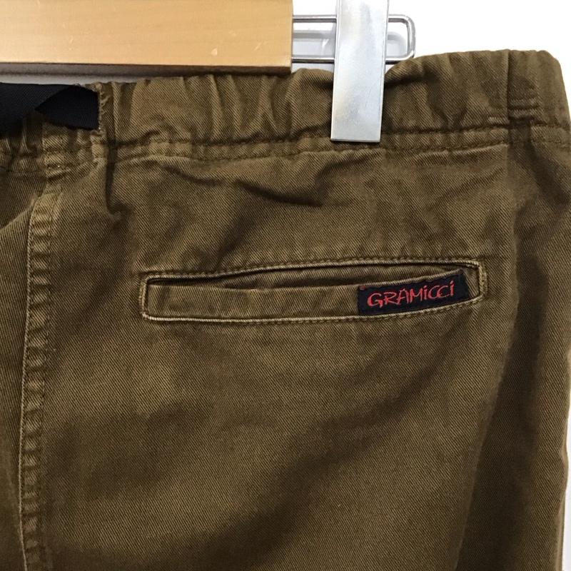 グラミチ GRAMICCI パンツ ワークパンツ、ペインターパンツ カジュアルパンツ ワークパンツ ワイドパンツ S 無地 茶 / ブラウン /  メンズ USED 古着 中古 10117666