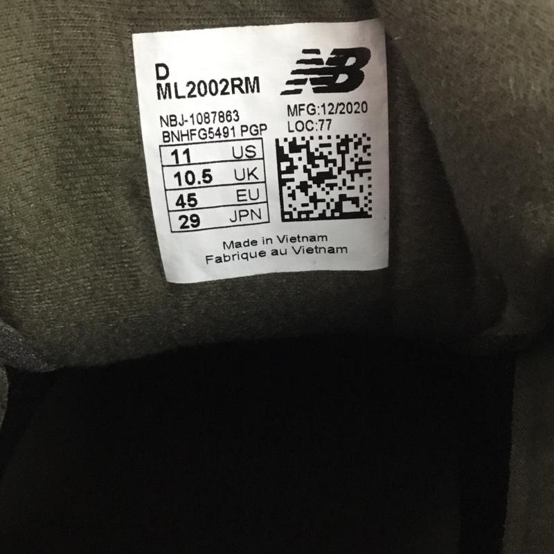 ニューバランス New Balance スニーカー スニーカー ML2002RM 29cm 箱有 29.0cm ロゴ、文字 カーキ / カーキ /  メンズ USED 古着 中古 10140591