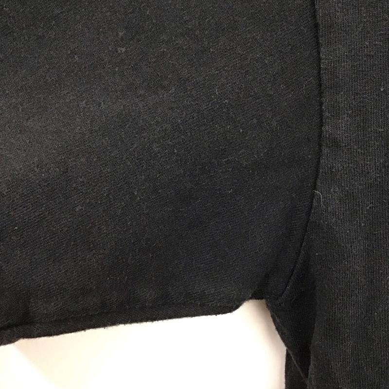 ベイプ BAPE Tシャツ 半袖 半袖カットソー プリントTシャツ クルーネックカットソー L ロゴ、文字 黒 / ブラック /  メンズ USED 古着 中古 10132610