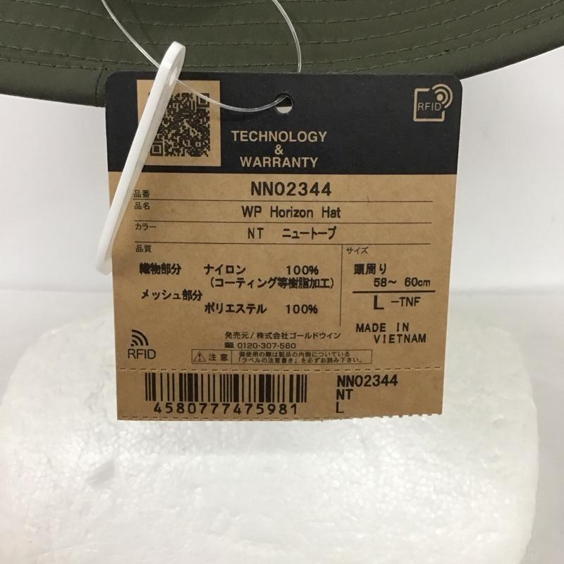 ザノースフェイス THE NORTH FACE 帽子 ハット NN02344 WP HORIZON HAT タグ付き ロゴ、文字 カーキ / カーキ /  メンズ USED 古着 中古 10135378
