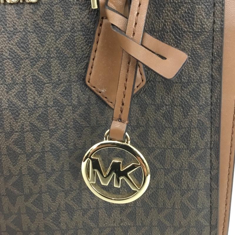 マイケルコース MICHAEL KORS ハンドバッグ ハンドバッグ 35T0GWXM8B 2WAY ショルダーバッグ ロゴ、文字 茶 / ブラウン / X ダークブラウン / ダークブラウン /  レディース USED 古着 中古 10144930