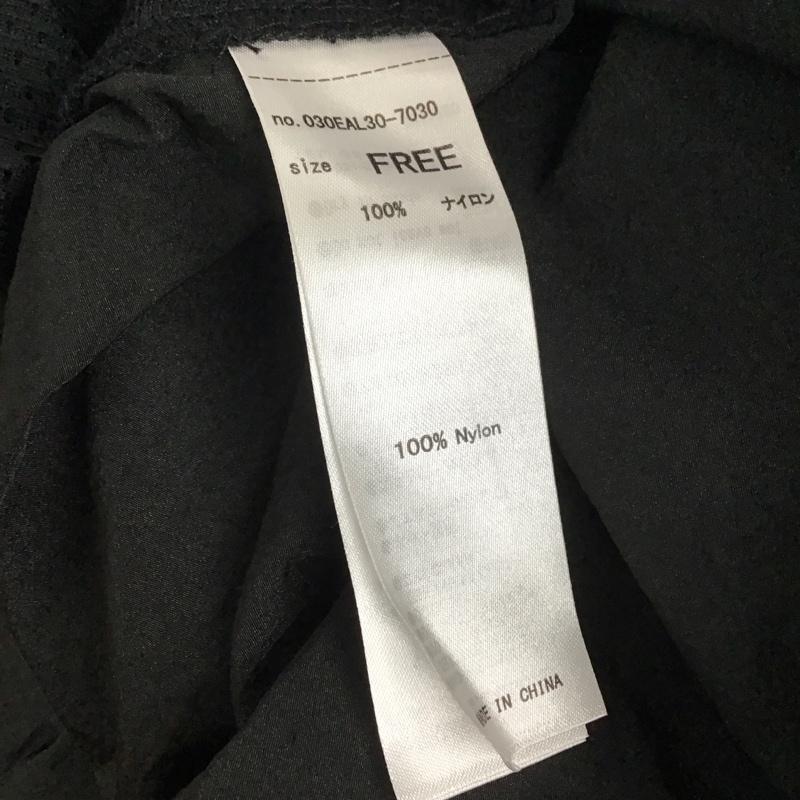 スライ SLY ジャケット、上着 ジャンパー、ブルゾン 030EAL30-7030 HALF-ZIP BLOUSON FREE 無地 黒 / ブラック /  レディース USED 古着 中古 10136910