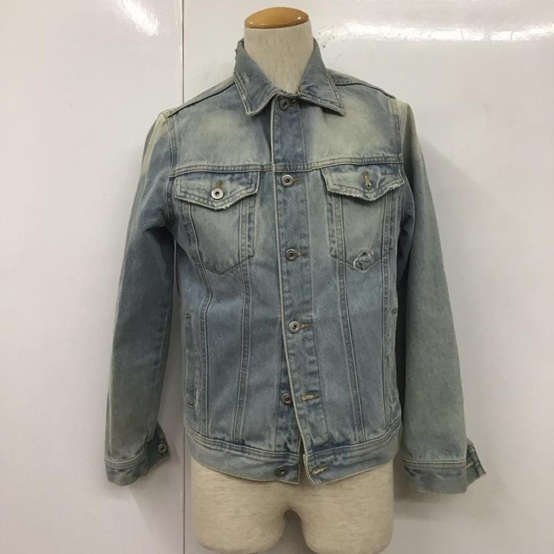 ザラメン ZARA MAN ジャケット、上着 ジャケット、ブレザー Gジャン デニムジャケット カラージャケット アウター S 無地 インディゴ / インディゴ /  メンズ USED 古着 中古 10106765