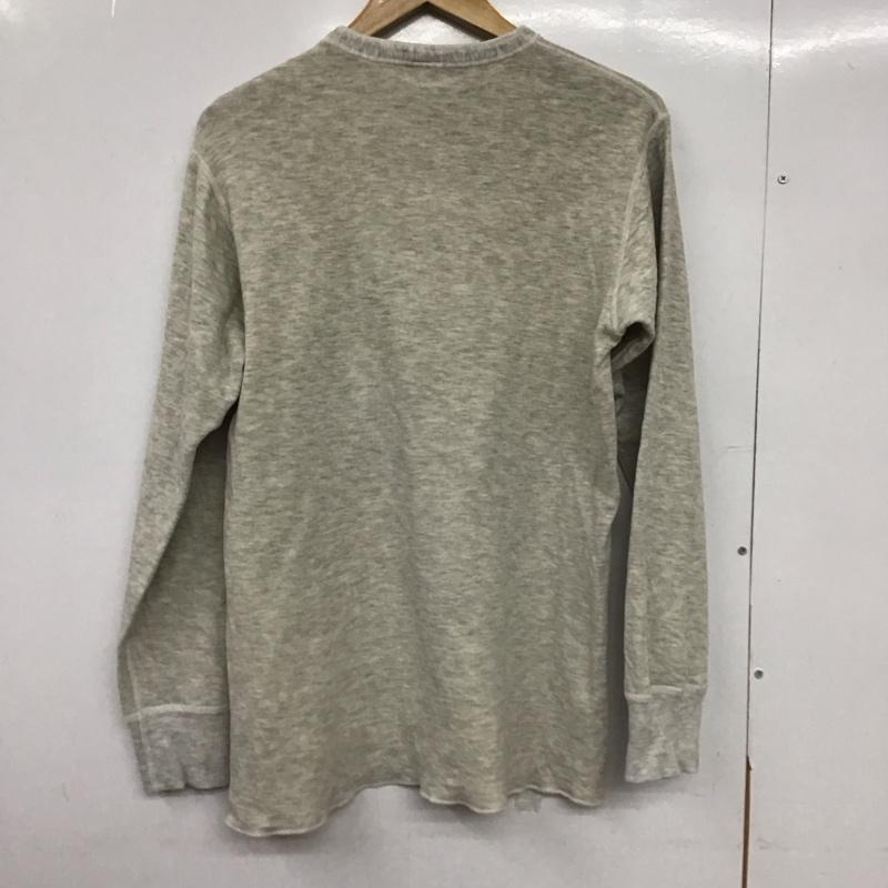 古着 USED カットソー 長袖 長袖カットソー ヘンリーネックカットソー 古着 duofold M 無地 灰 / グレー /  メンズ USED 古着 中古 10148825