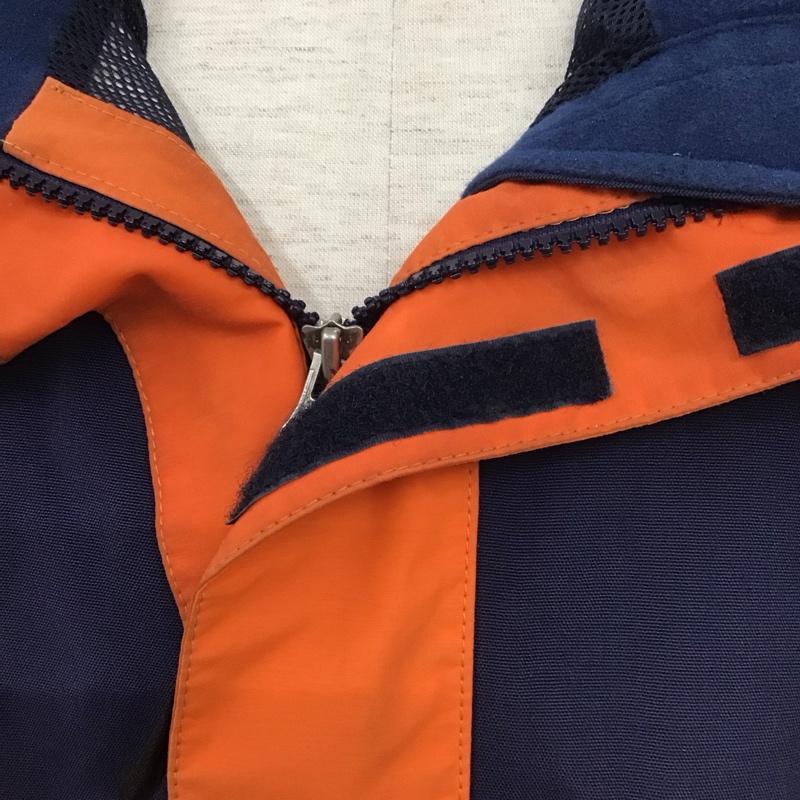 マムート Mammut ジャケット、上着 ジャンパー、ブルゾン ジップアップジャケット ジャンパー アウター アウトドア M ロゴ、文字 橙 / オレンジ / X 紺 / ネイビー /  メンズ USED 古着 中古 10110201