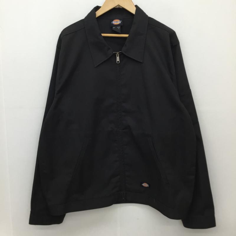 ディッキーズ Dickies ジャケット、上着 ジャケット、ブレザー XL 無地 黒 / ブラック /  メンズ USED 古着 中古 10135823
