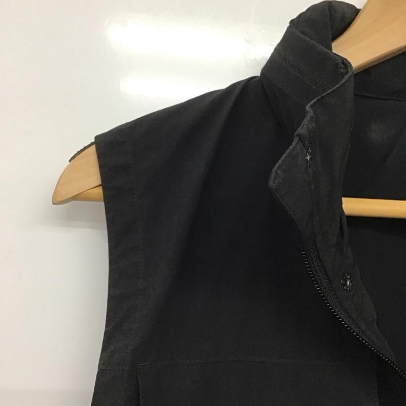ザノースフェイス THE NORTH FACE ベスト ベスト np21306 ナイロンベスト ジップアップベスト アウター M ロゴ、文字 黒 / ブラック /  メンズ USED 古着 中古 10142875