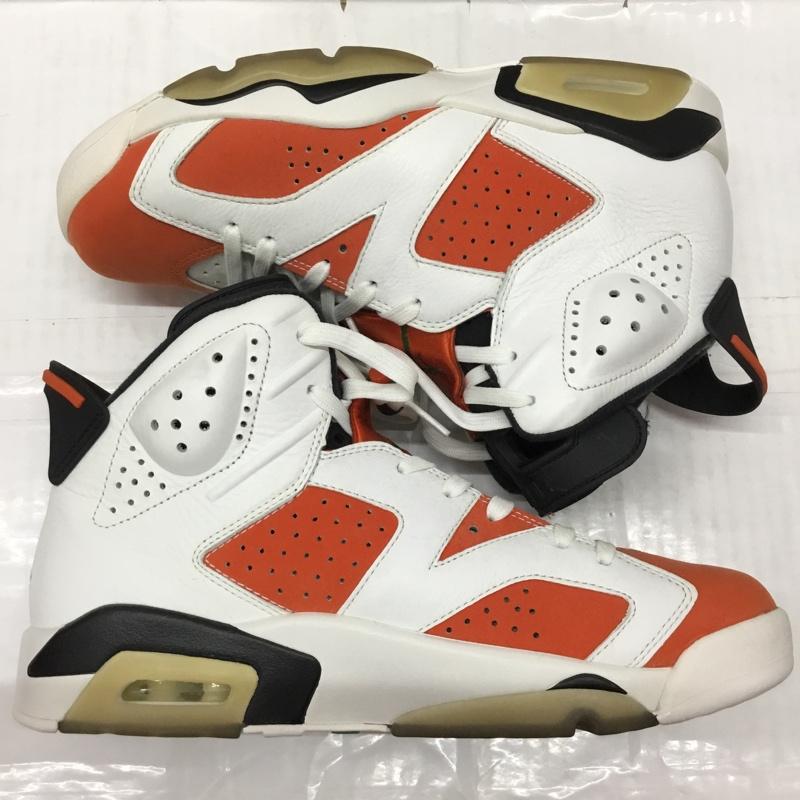 ナイキ NIKE スニーカー スニーカー 384664-145 AIR JORDAN 6 RETRO GATORADE 27.5cm 箱有 27.5cm ロゴ、文字 白 / ホワイト / X 黒 / ブラック / X 橙 / オレンジ /  メンズ USED 古着 中古 10111973