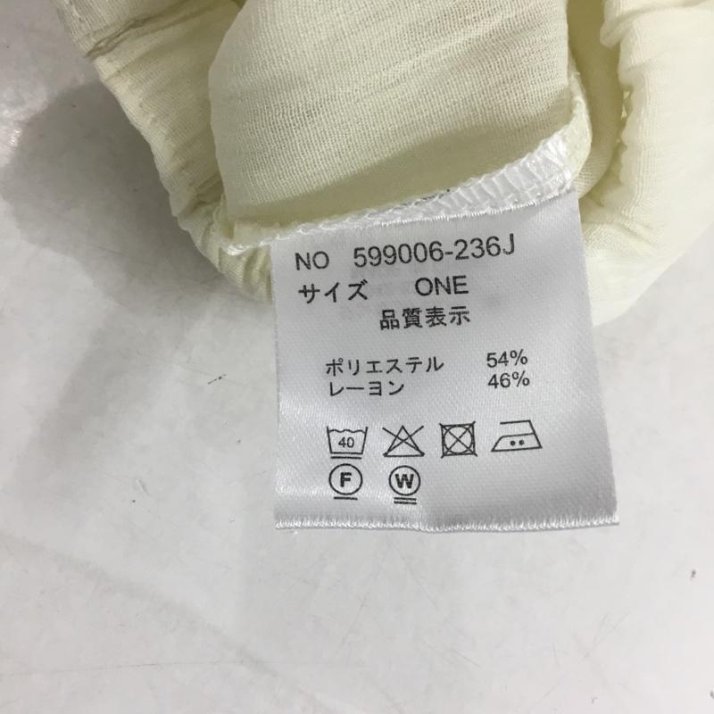 ローフ loaf ジャケット、上着 ジャンパー、ブルゾン 599006-236J タックギャザーブルゾン サマーブルゾン OSMOSIS ONE SIZE 無地 アイボリー / アイボリー /  レディース USED 古着 中古 10144640