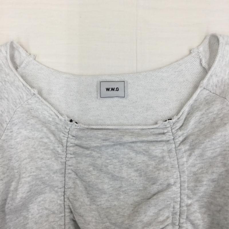 フーズフーギャラリー WHO S WHO gallery カットソー 長袖 WWZ1042306A0010 FREE 無地 灰 / グレー /  レディース USED 古着 中古 10144627