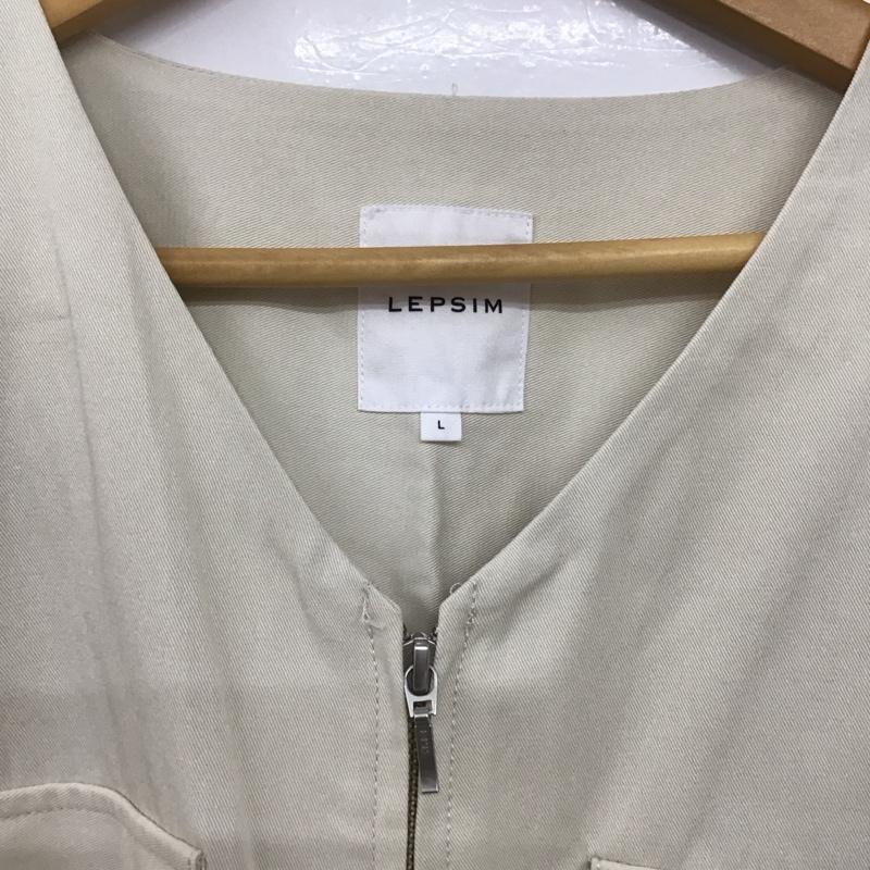 レプシィム LEPSIM ジャケット、上着 ジャケット、ブレザー L 無地 オフホワイト / オフホワイト /  レディース USED 古着 中古 10143504