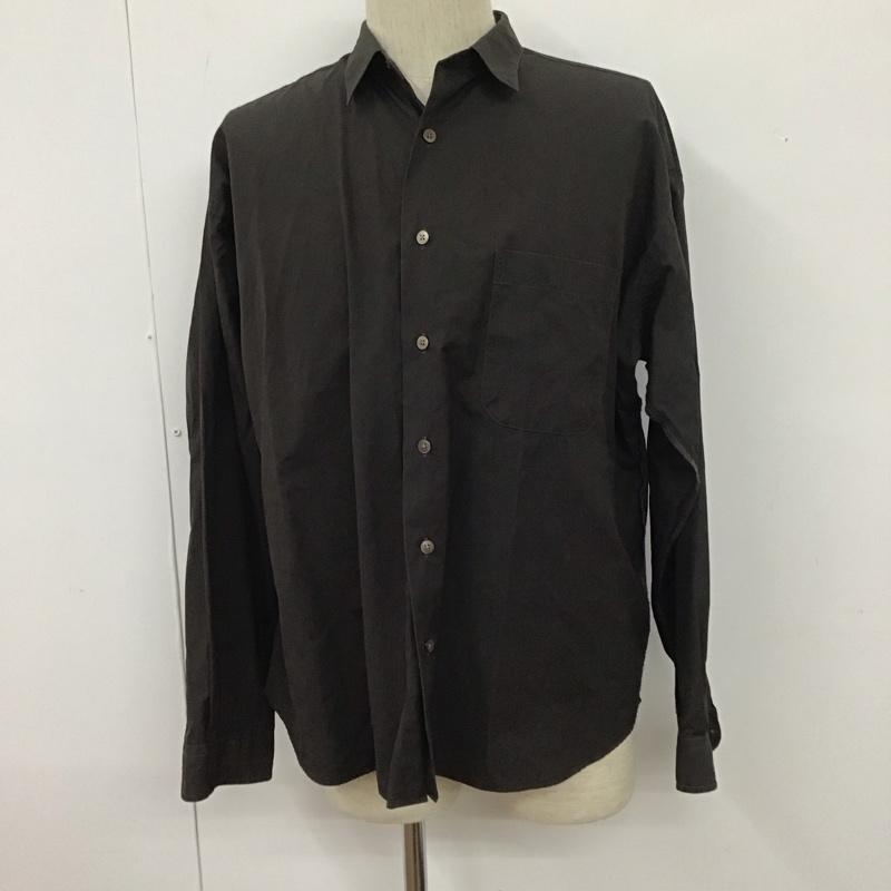 ビームスライツ BEAMS LIGHTS シャツ、ブラウス 長袖 51-11-0628-594 THOMAS MASON M 無地 ダークブラウン / ダークブラウン /  メンズ USED 古着 中古 10110200