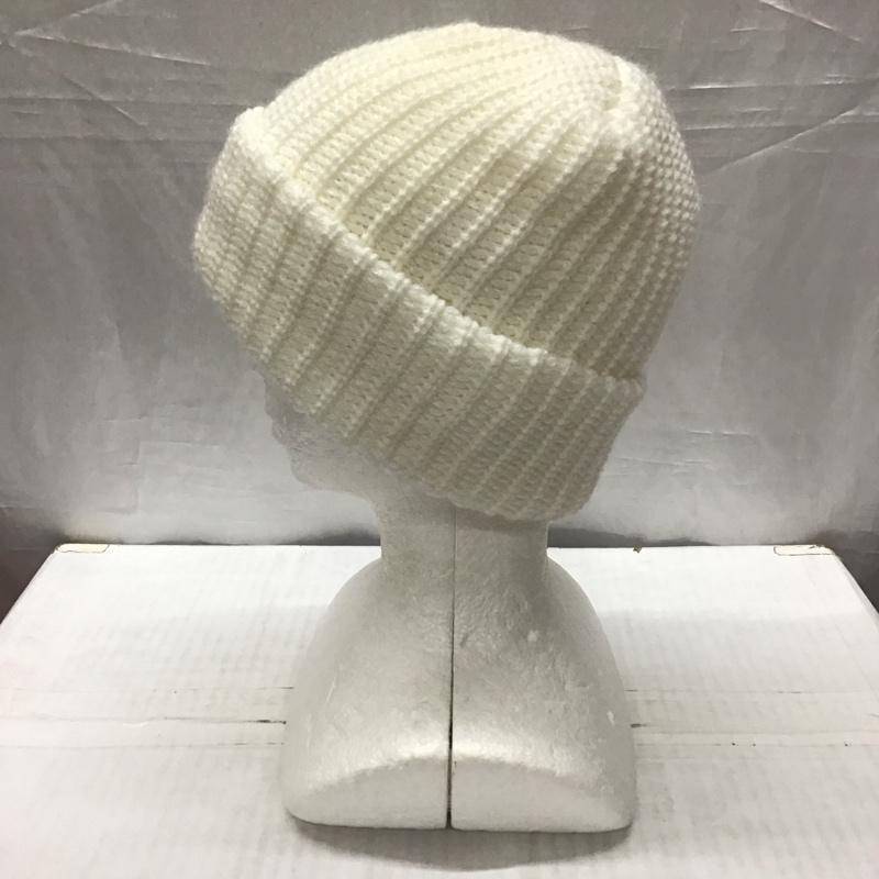 ニューヨークハット NEW YORK HAT 帽子 ニット帽 USA製 無地 白 / ホワイト /  メンズ USED 古着 中古 10120888