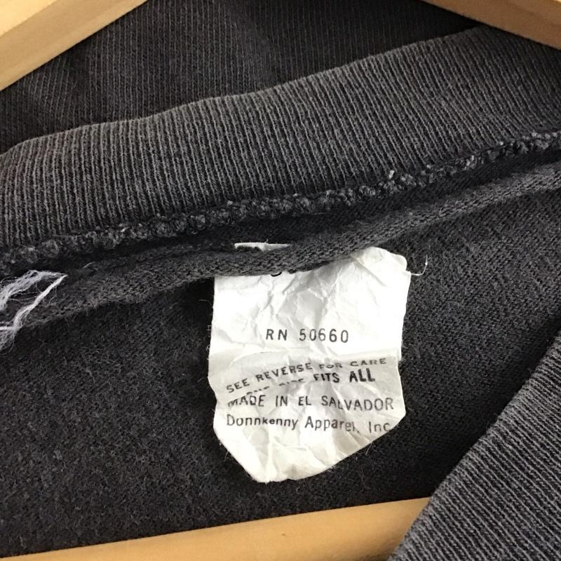 古着 USED Tシャツ 半袖 半袖カットソー プリントTシャツ クルーネックカットソー ONE SIZE プリント ダークグレー / ダークグレー /  メンズ USED 古着 中古 10146717