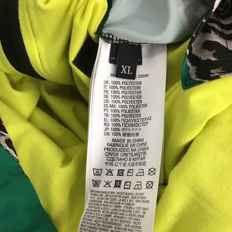 ディーゼル DIESEL ジャケット、上着 ジャンパー、ブルゾン ジップアップパーカージャケット アウター ナイロンジャケット XL プリント マルチカラー / マルチカラー /  メンズ USED 古着 中古 10145983