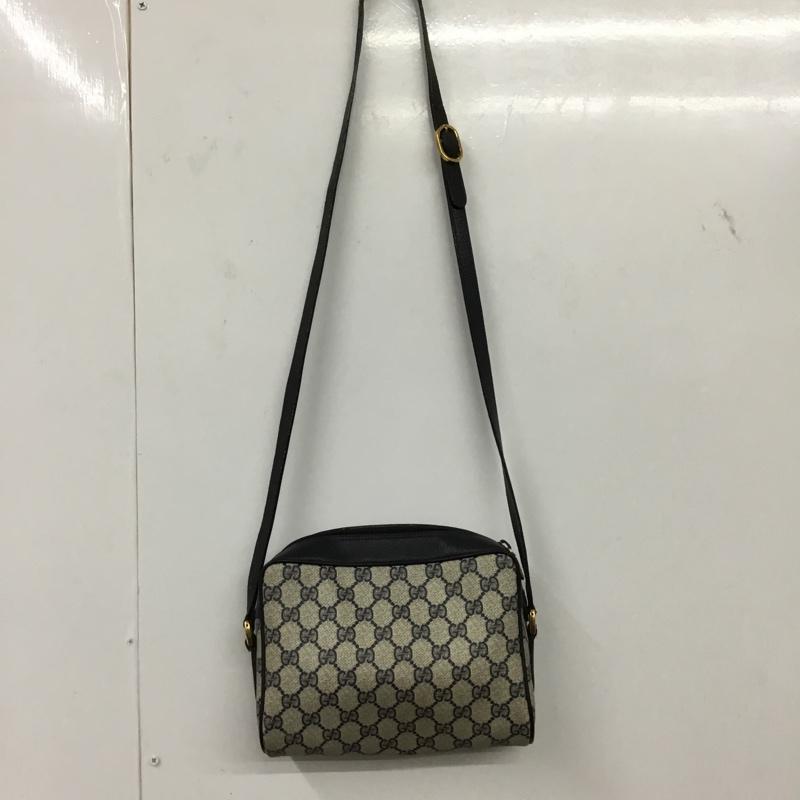 グッチ GUCCI ショルダーバッグ ショルダーバッグ オールドグッチ 56.02.087 GG 総柄 紺 / ネイビー /  レディース USED 古着 中古 10143671