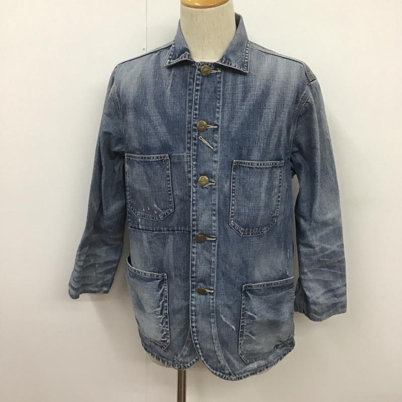 ポロラルフローレン POLO RALPH LAUREN ジャケット、上着 ジャケット、ブレザー デニムジャケット カラージャケット 長袖ジャケット ブルゾン 古着 M 無地 インディゴ / インディゴ /  メンズ USED 古着 中古 10106782