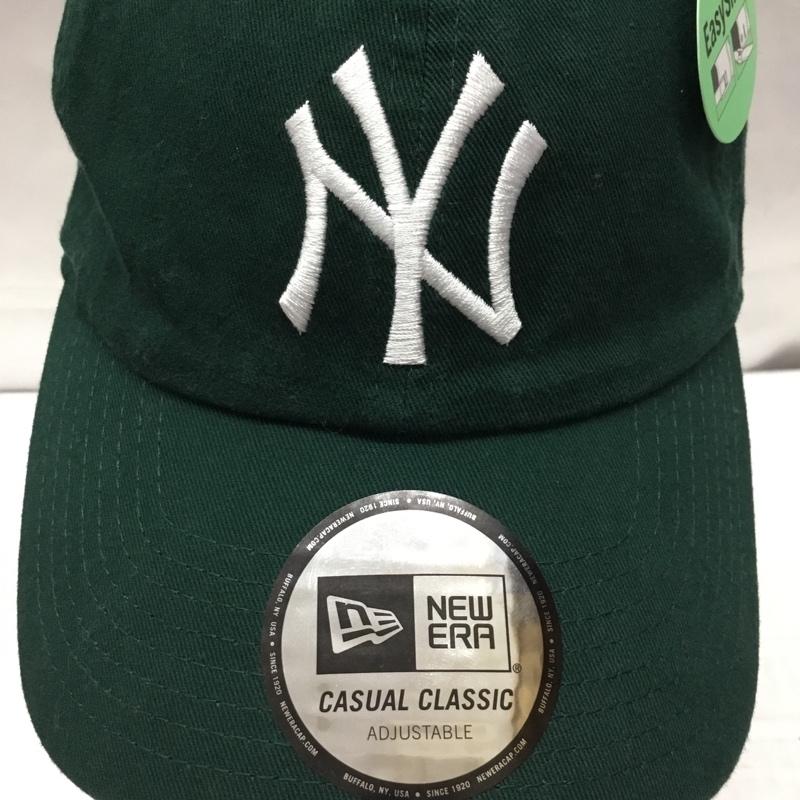 ニューエラ NEW ERA 帽子 キャップ NY ニューヨーク ヤンキース Casual Classic ロゴ、文字 緑 / グリーン /  メンズ USED 古着 中古 10109745
