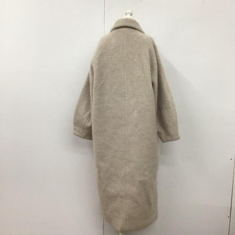 アメリ AMERI コート コート一般 01220761140 DEFORMATION COLLAR SHAGGY COAT M 無地 グレージュ / グレージュ /  レディース USED 古着 中古 10109601