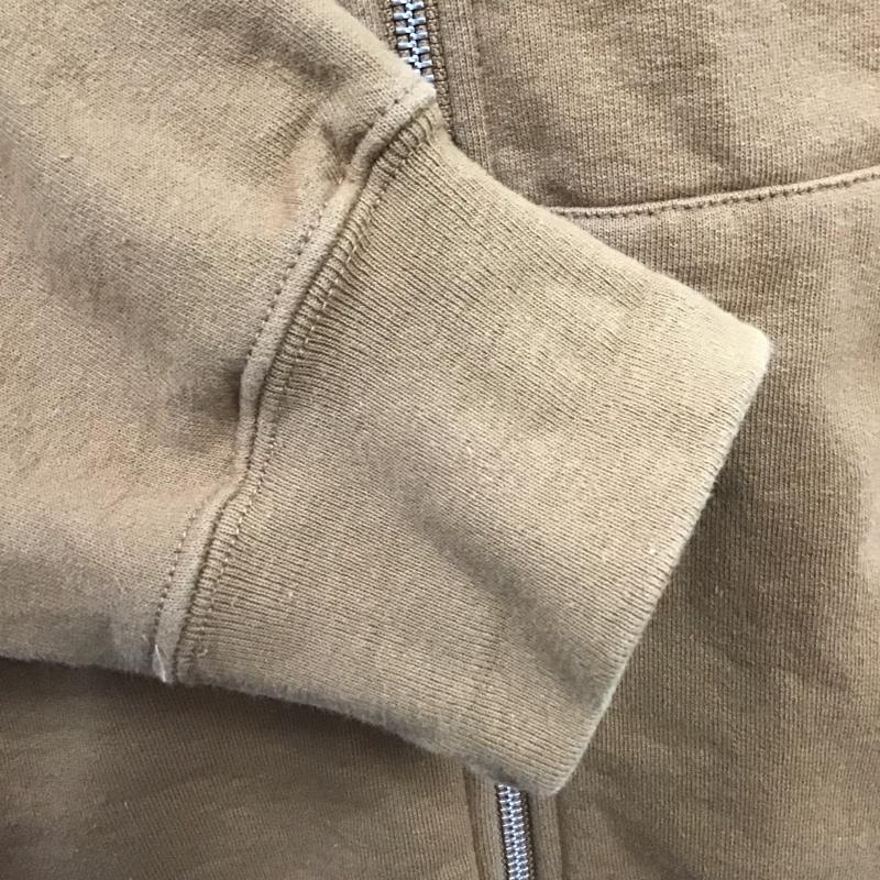 シュプリーム Supreme パーカー 長袖 16AW スモールボックスロゴパーカー ジップアップパーカー M ロゴ、文字 ベージュ / ベージュ /  メンズ USED 古着 中古 10120374