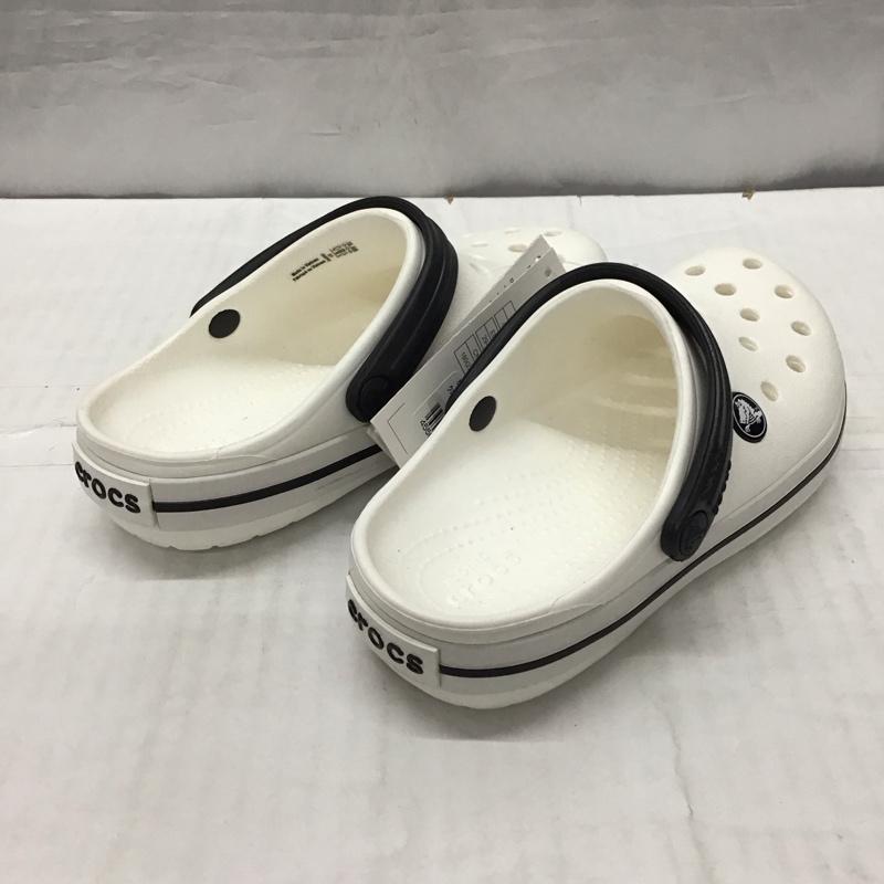 クロックス crocs シューズ シューズ 204537-100 クロッグ キッズ18.5cm 18.5cm 無地 白 / ホワイト /  ボーイズ USED 古着 中古 10120430