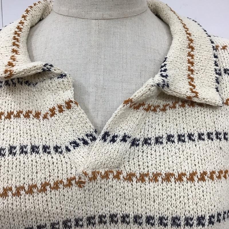 ザラ ZARA ポロシャツ 半袖 半袖ポロシャツ カラーシャツ 半袖カットソー M プリント マルチカラー / マルチカラー /  レディース USED 古着 中古 10115975
