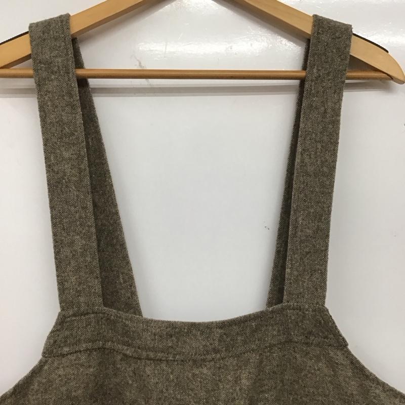 サマンサモスモス Samansa Mos2 サロペット・オーバーオール サロペット、オーバーオール オーバーオール つなぎ オールインワン FREE 無地 茶 / ブラウン /  レディース USED 古着 中古 10142043