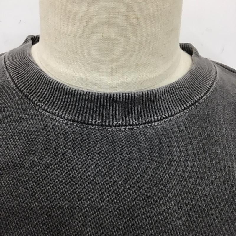 エム M トレーナー 長袖 長袖トレーナー スウェット クルーネック リブスウェットカットソー TPC コラボ XL プリント 灰 / グレー /  メンズ USED 古着 中古 10124666