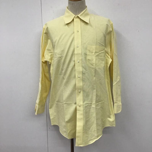 ブルックスブラザーズ BROOKS BROTHERS シャツ、ブラウス 長袖 ボタンダウン コットン 無地 橙 / オレンジ /  メンズ USED 古着 中古 10111181