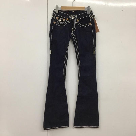 トゥルーレリジョン TRUE RELIGION パンツ デニム、ジーンズ 24503NBT2J JOEY SUPER T 23 無地 紺 / ネイビー /  レディース USED 古着 中古 10117371