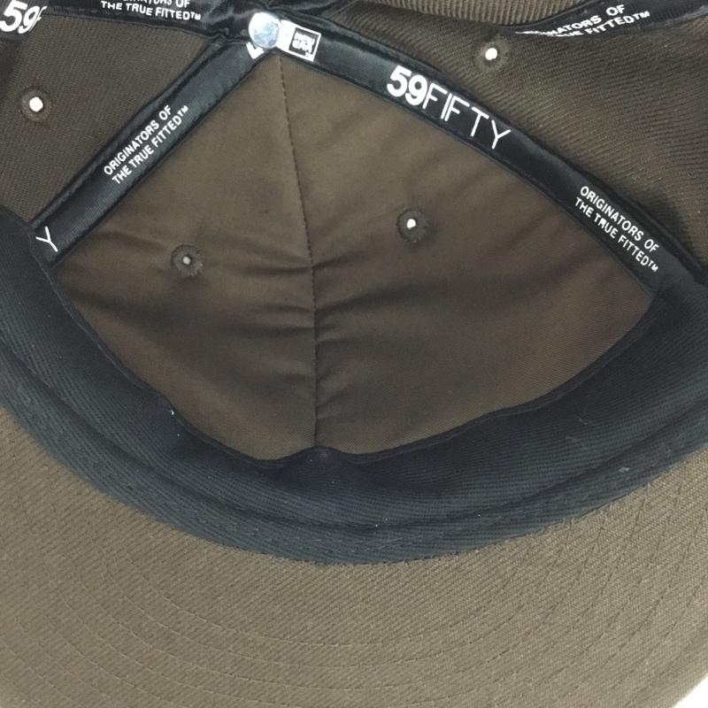 アベイシングエイプ A BATHING APE 帽子 キャップ NEW ERA ウール ロゴ、文字 茶 / ブラウン /  メンズ USED 古着 中古 10125214