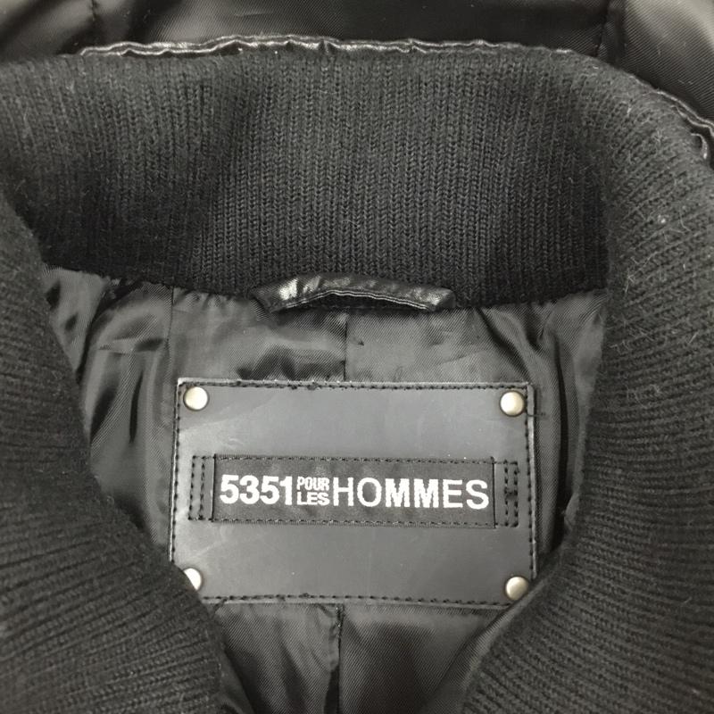 ゴーサンゴーイチプールオム 5351 POUR LES HOMMES ジャケット、上着 ジャンパー、ブルゾン ジップアップジャケット フード付きジャケット カジュアルジャケット アウター 無地 黒 / ブラック /  メンズ USED 古着 中古 10120301
