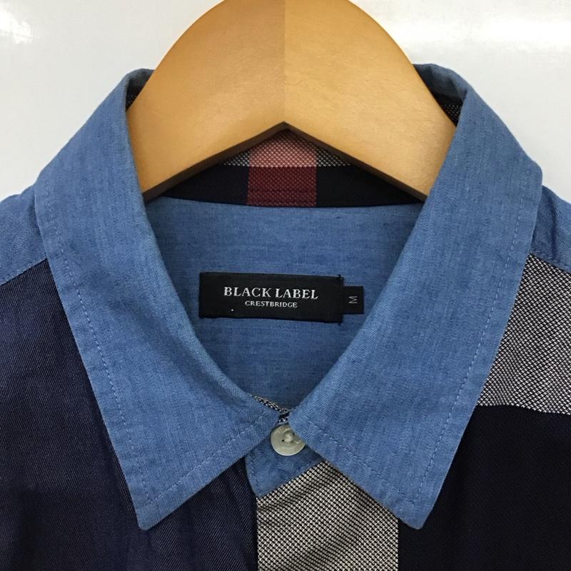 ブラックレーベルクレストブリッジ BLACK LABEL CRESTBRIDGE シャツ、ブラウス 長袖 長袖シャツ チェックシャツ カラーシャツ M チェック マルチカラー / マルチカラー /  メンズ USED 古着 中古 10141028