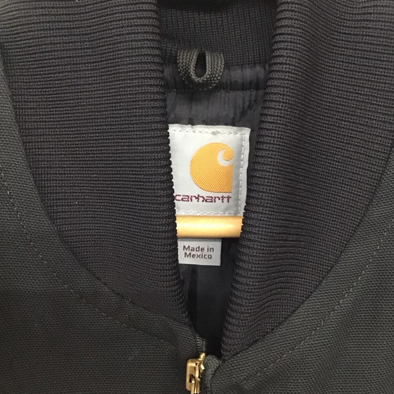 カーハート Carhartt ベスト ベスト ジップアップベスト ノースリーブカットソー アウター M ロゴ、文字 黒 / ブラック /  メンズ USED 古着 中古 10137337