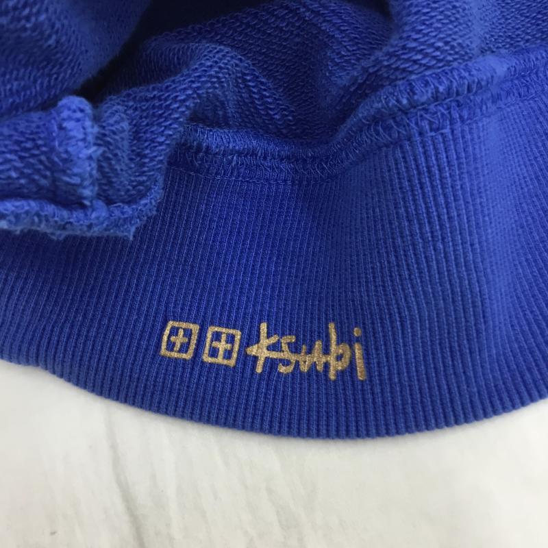 スビ KSUBI トレーナー 長袖 4 X 4 Biggie Crew Cobalt MSP23FL010 XL 刺繍 X プリント 青 / ブルー /  メンズ USED 古着 中古 10122737