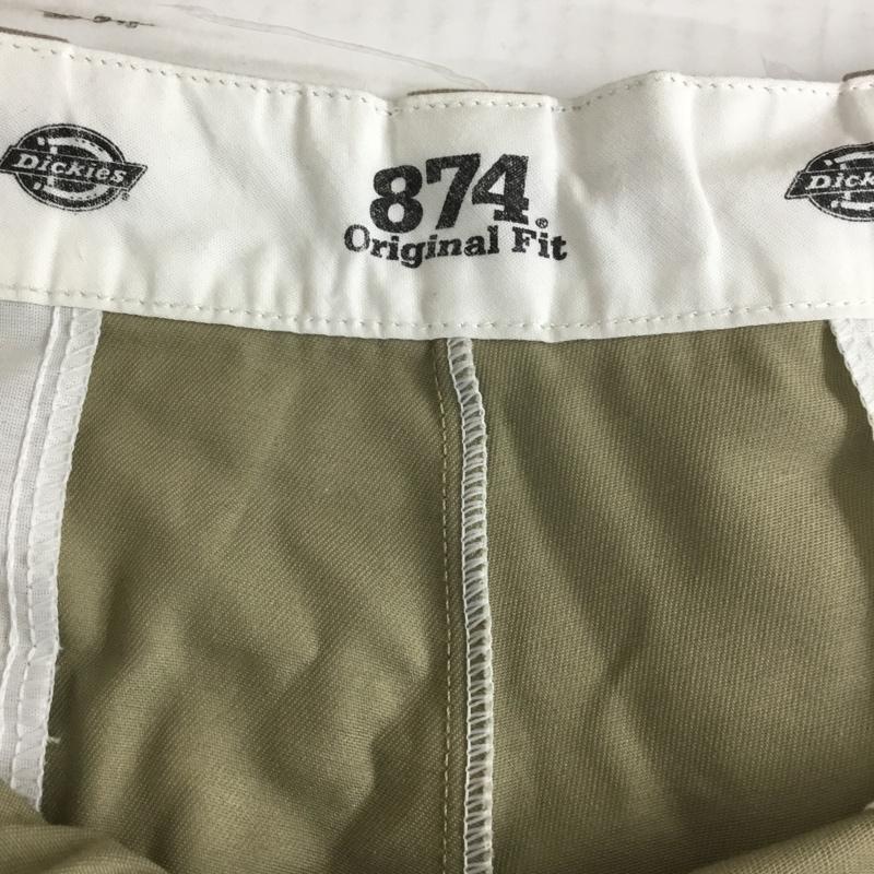 ディッキーズ Dickies パンツ ショートパンツ P387192 Original Fit 874 ワークパンツ 無地 ベージュ / ベージュ /  メンズ USED 古着 中古 10115646