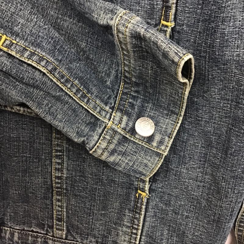 ポロジーンズ Polo Jeans Co. ジャケット、上着 ジャケット、ブレザー Gジャン デニムジャケット アウター カジュアルジャケット 160cm 無地 インディゴ / インディゴ /  ガールズ USED 古着 中古 10105633