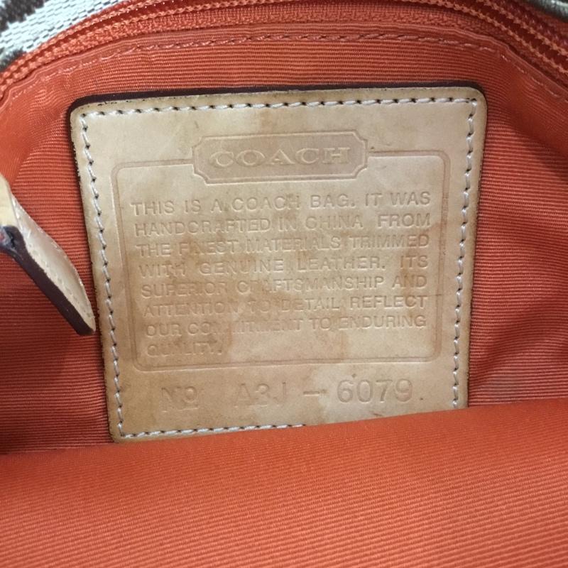 コーチ COACH ショルダーバッグ ショルダーバッグ 6079 シグネチャー 総柄 ベージュ / ベージュ /  レディース USED 古着 中古 10147449