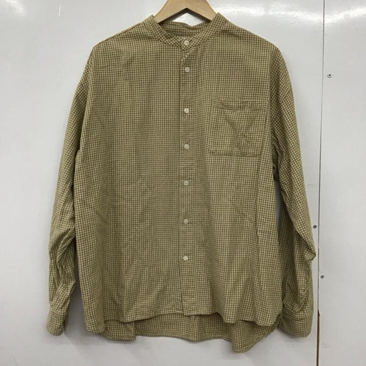 チャオパニックティピー CIAOPANIC TYPY シャツ、ブラウス 長袖 長袖シャツ チェックシャツ ノーカラーシャツ L チェック マルチカラー / マルチカラー /  メンズ USED 古着 中古 10150559