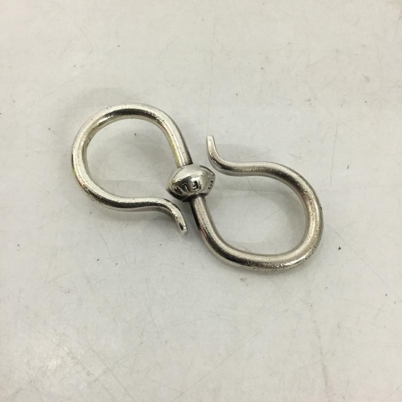 フラットヘッド The Flat Head キーホルダー キーホルダー エイトフック キーリング ロゴ、文字 銀 / シルバー /  メンズ USED 古着 中古 10141903
