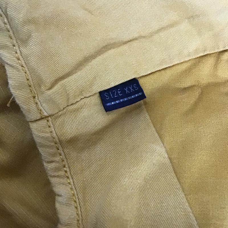 ディーゼル DIESEL コート トレンチコート コットン XXS 無地 マスタード / マスタード /  レディース USED 古着 中古 10115276