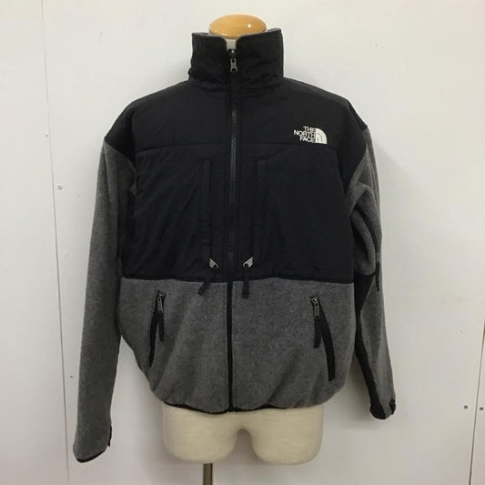 ザノースフェイス THE NORTH FACE ジャケット、上着 ジャンパー、ブルゾン nl-3205 フリースジャケット ジップアップジャケット アウター LL ロゴ、文字 黒 / ブラック / X 灰 / グレー /  メンズ USED 古着 中古 10107541