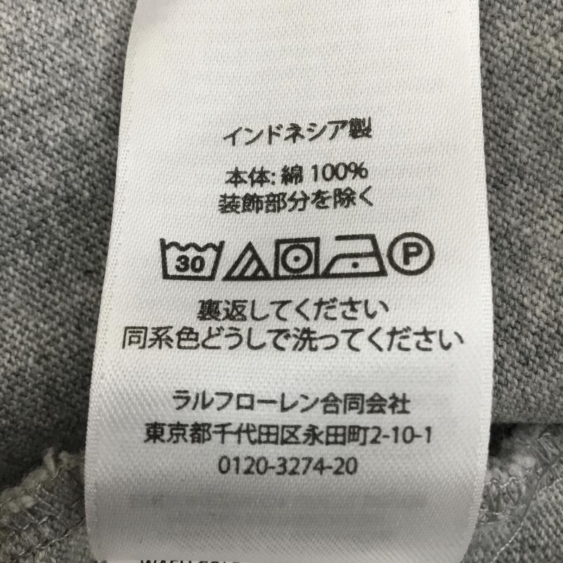 ポロラルフローレン POLO RALPH LAUREN Tシャツ 半袖 Ron Herman ロンハーマン　別注 XL ロゴ、文字 X ワンポイント 灰 / グレー /  メンズ USED 古着 中古 10141536