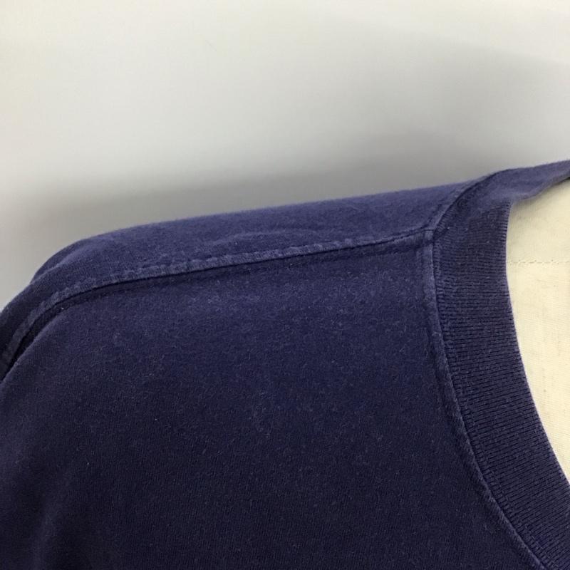 エクストララージ XLARGE Tシャツ 半袖 半袖カットソー プリントTシャツ クルーネックカットソー XL ロゴ、文字 紺 / ネイビー /  メンズ USED 古着 中古 10126656